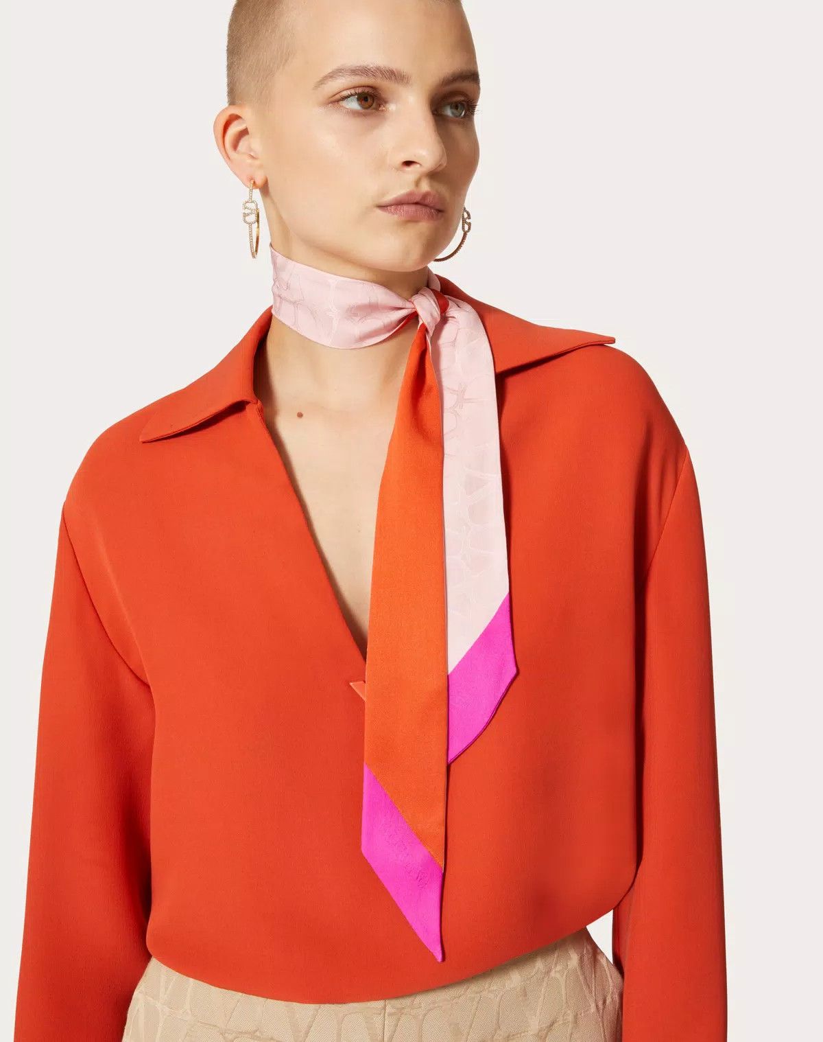 Valentino oc11z0725 Size:OS/Iconographe Bandeau Scarf in Multicolor Size ONE SIZE - 4 Thumbnail