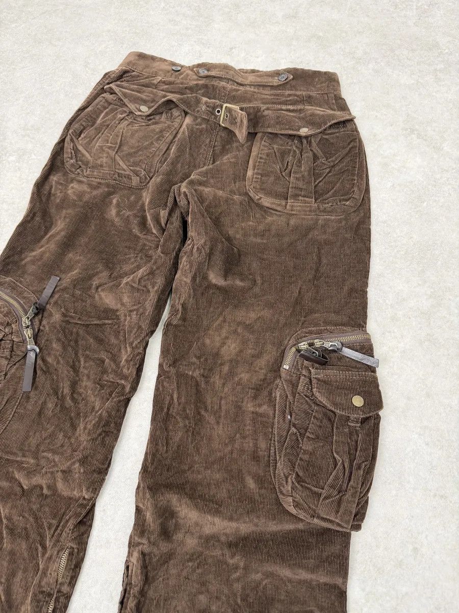 Dolce & Gabbana SS2003 Dolce & Gabbana Brown Corduroy Cargo Hunter Pants Size US 39 - 10 Thumbnail
