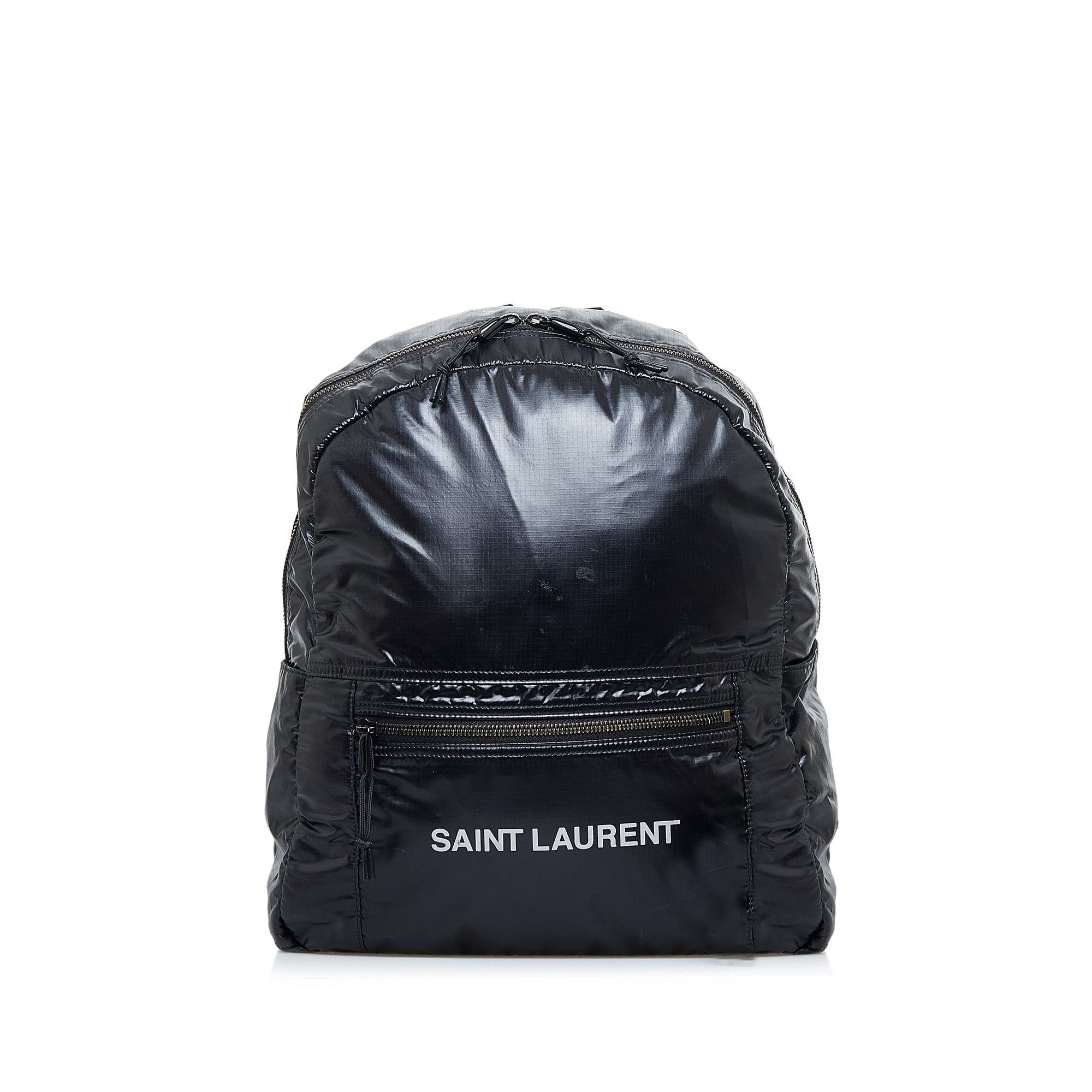 Nuxx Logo-Printed Backpack, Silver Hardware