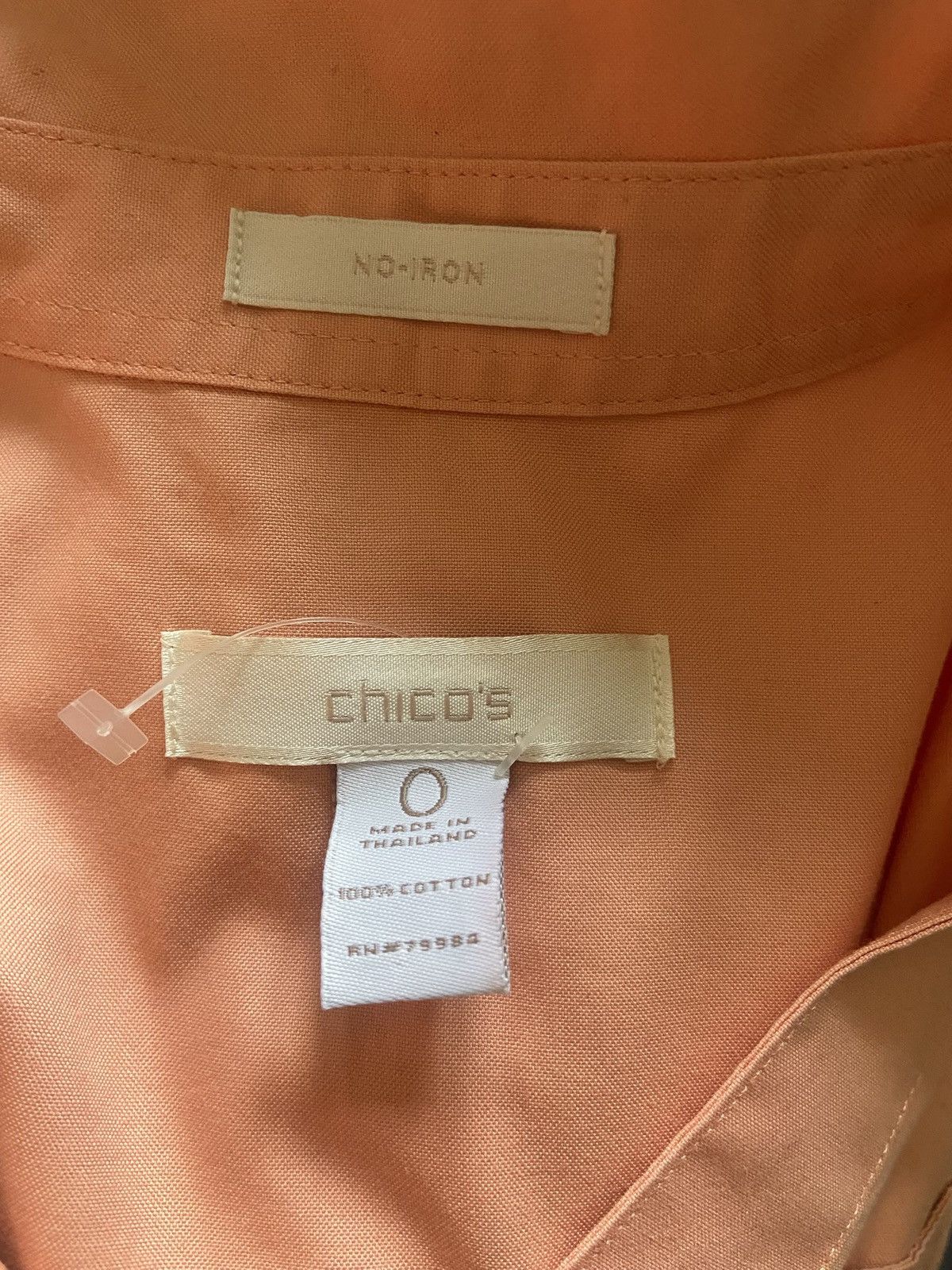 Chicos Chico's Non-Iron Button-Down Shirt -Size 0 Size US XXS / EU 40 - 3 Thumbnail