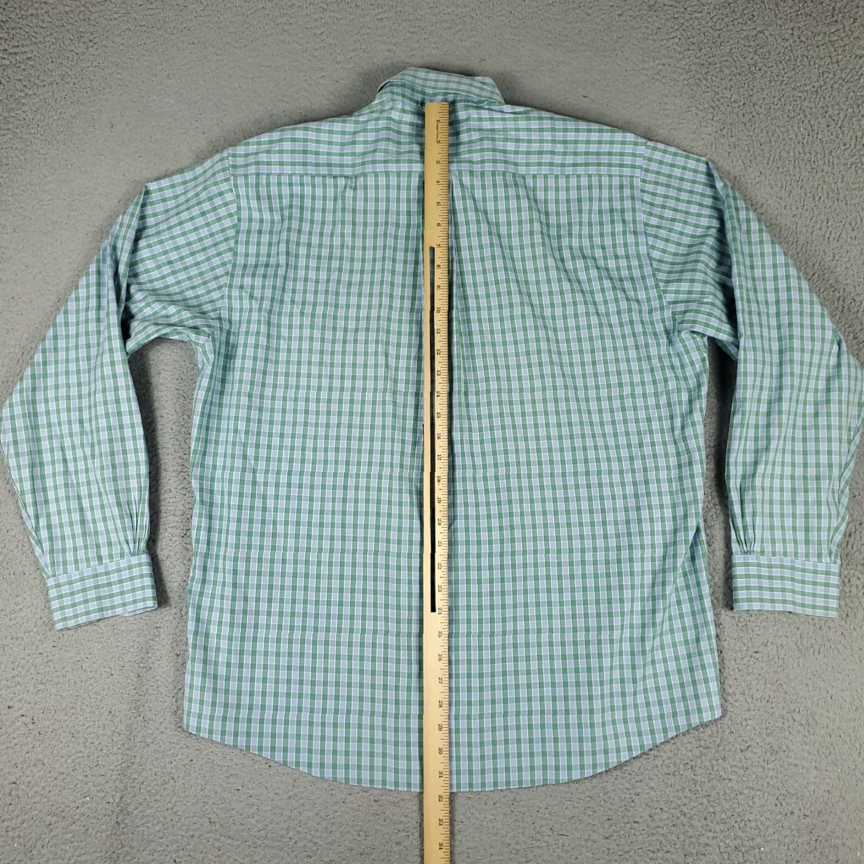 Brooks Brothers Brooks Brothers Button-Up Shirt Mens Large Green Blue Check Long Sleeve Classic Preppy Size US L / EU 52-54 / 3 - 5 Thumbnail