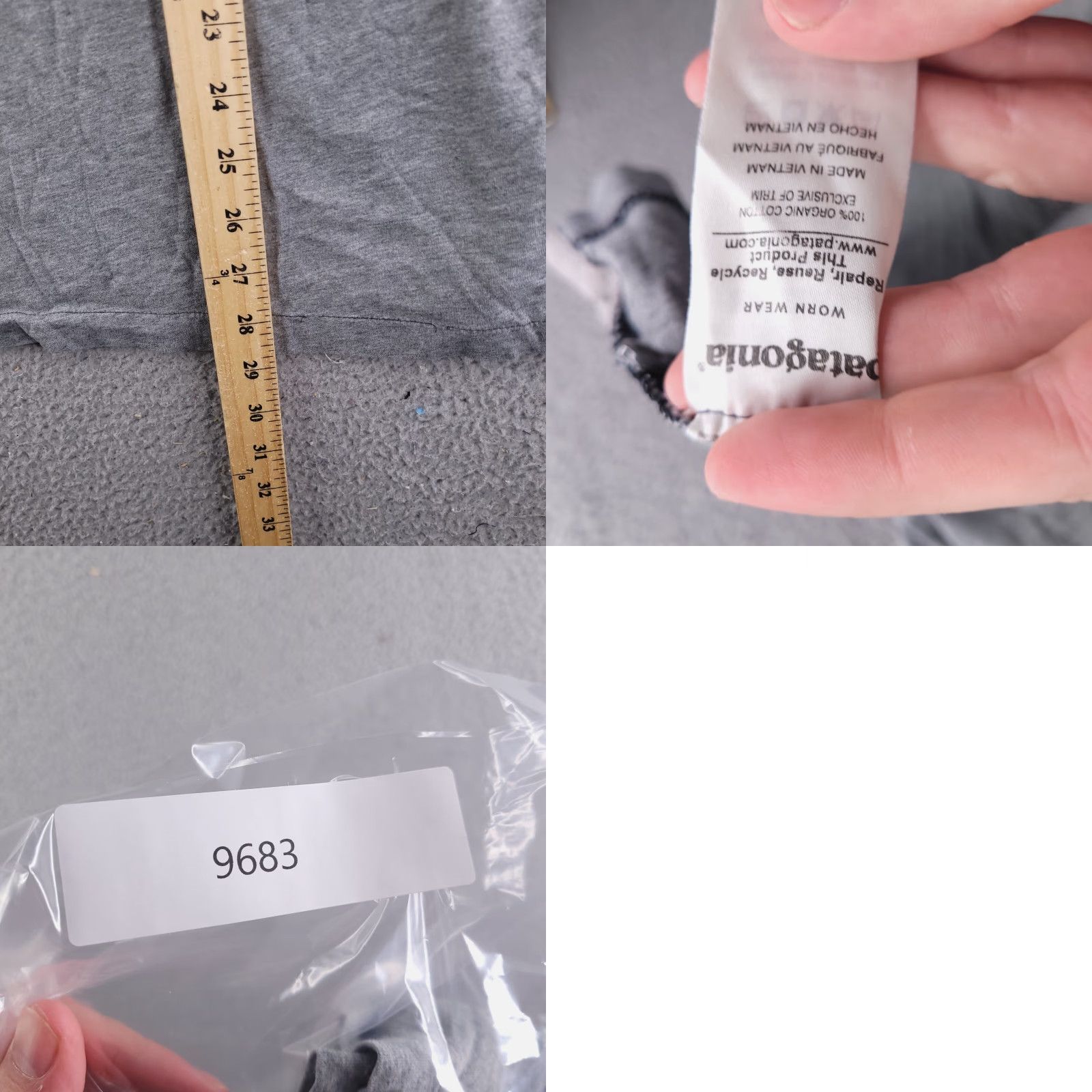 Patagonia Patagonia Polo Shirt Mens XL Slim Fit Gray Short Sleeve Organic Cotton L-XL Size US XL / EU 56 / 4 - 8 Thumbnail