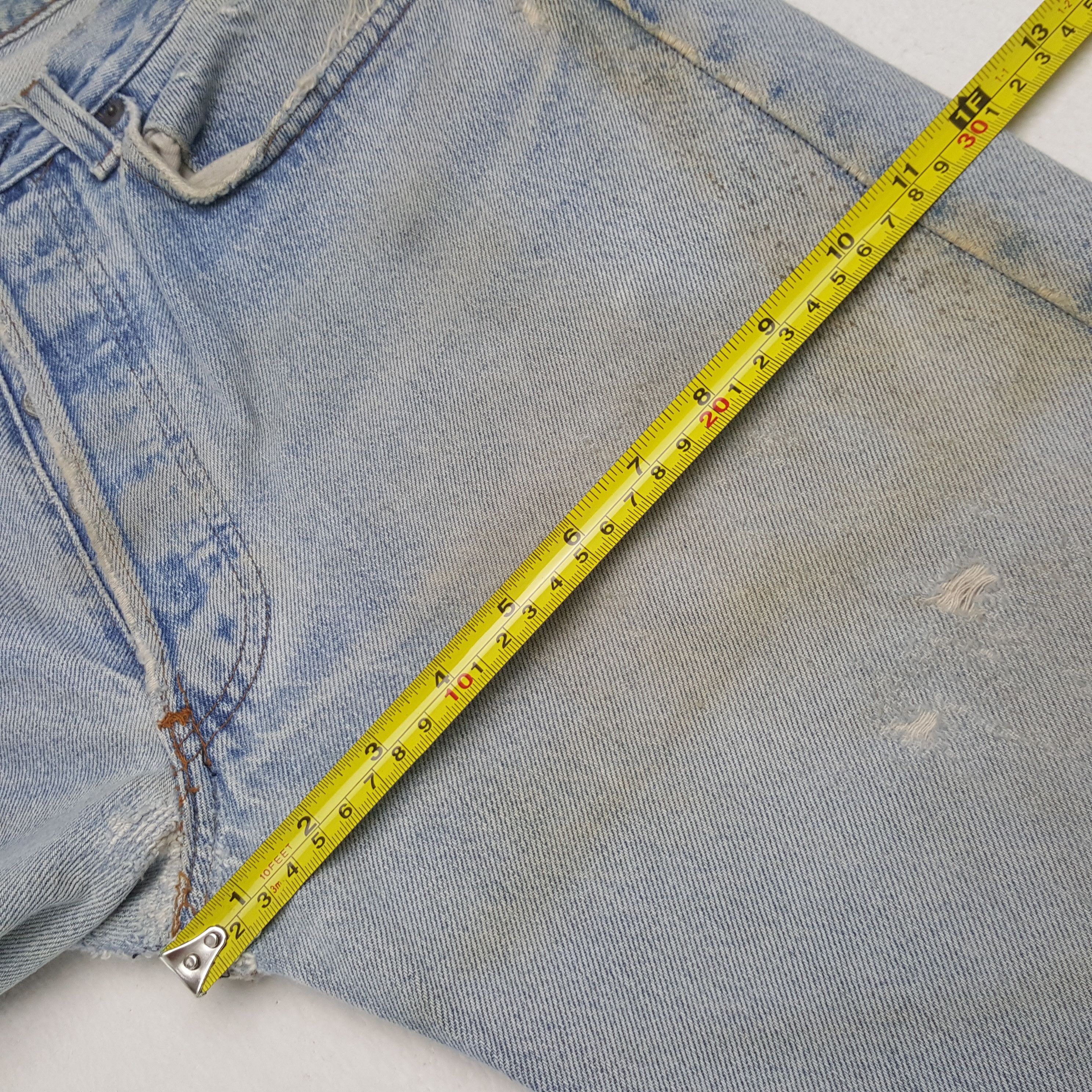 Levi's Vintage Levi's Kurt Cobain Style Distressed Jeans RR20 Size US 30 / EU 46 - 9 Thumbnail