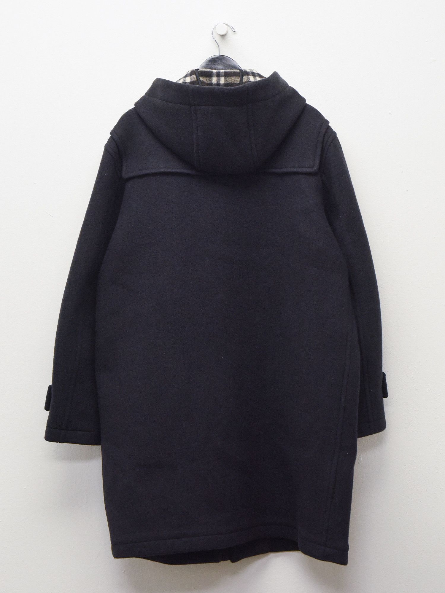 Burberry BURBERRY Mens Hooded Wool Duffle Coat Size US L / EU 52-54 / 3 - 2 Thumbnail