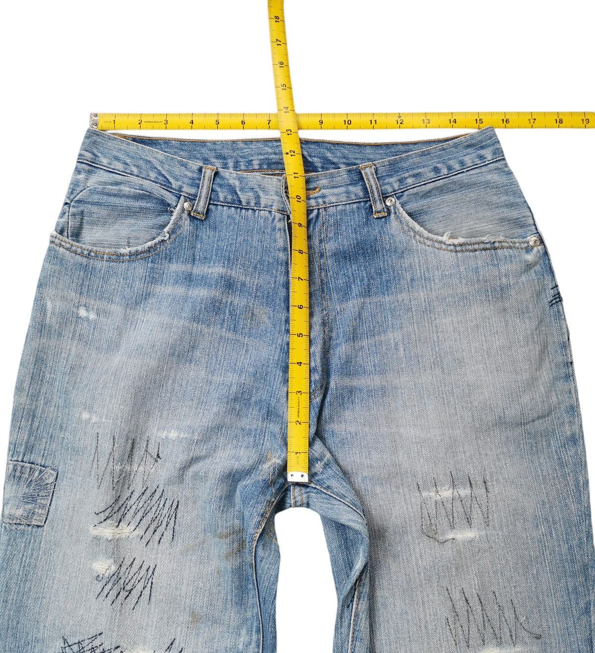 Kapital TTU Jeans Patchwork Looklike Kapital Size US 31 - 10 Thumbnail