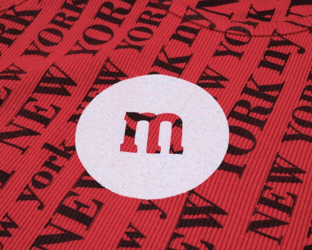 Vintage M&M's World Vintage New York Cotton Stretches Red Tank Top Size M / US 6-8 / IT 42-44 - 12 Thumbnail