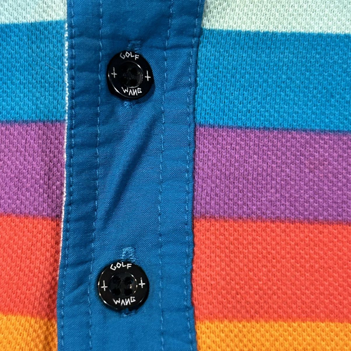 Golf Wang Rare 2014 Rainbow Striped Polo 1 of 40 SZ M Size US M / EU 48-50 / 2 - 4 Thumbnail