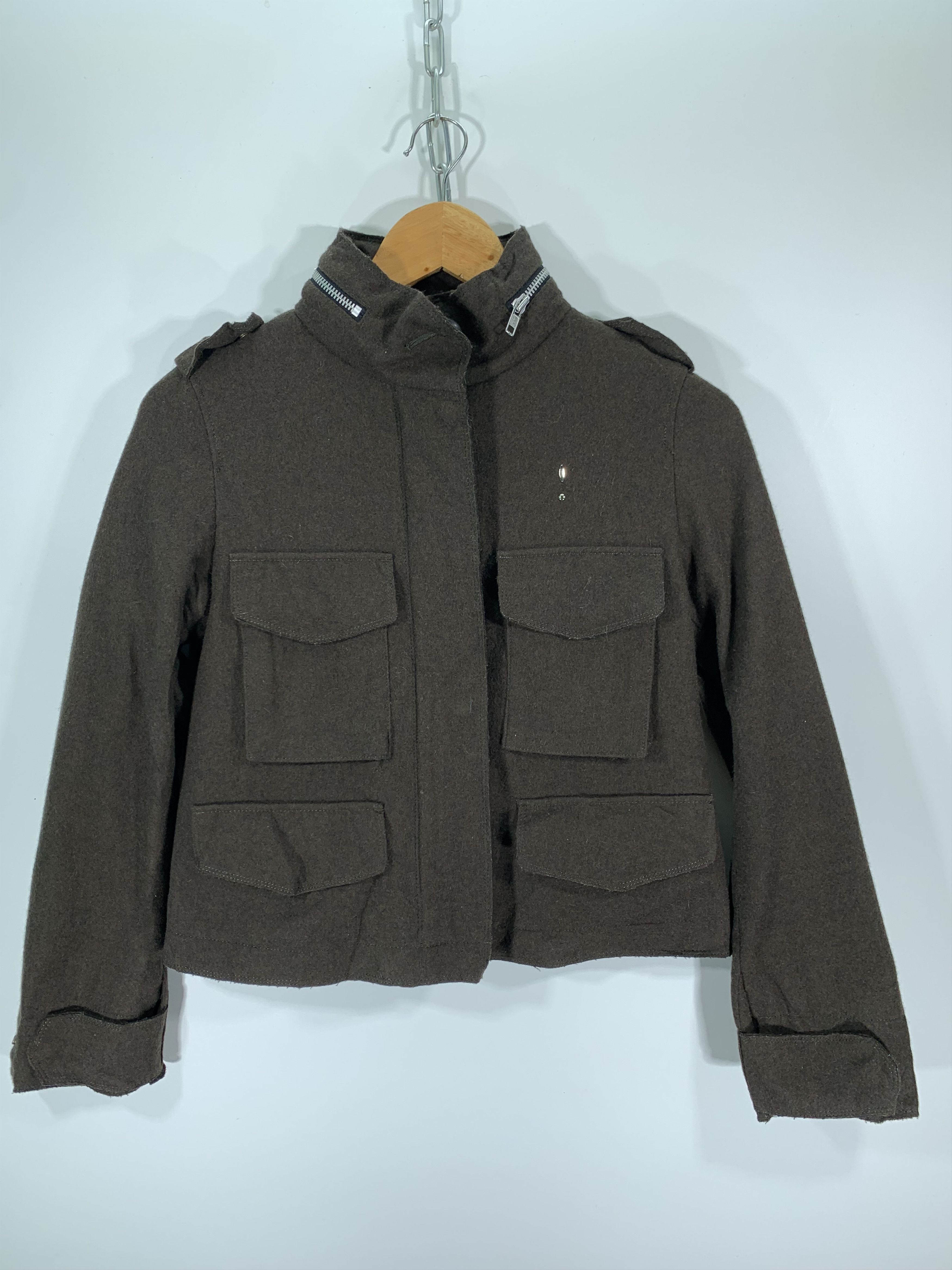 Vintage Etonne Wool Cropped Jacket