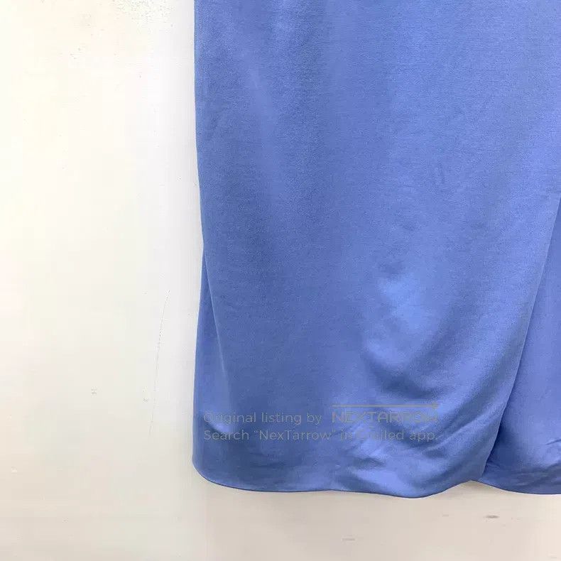 Gucci Gucci Blue V-neck sleeveless belt dress Size M / US 6-8 / IT 42-44 - 5 Thumbnail