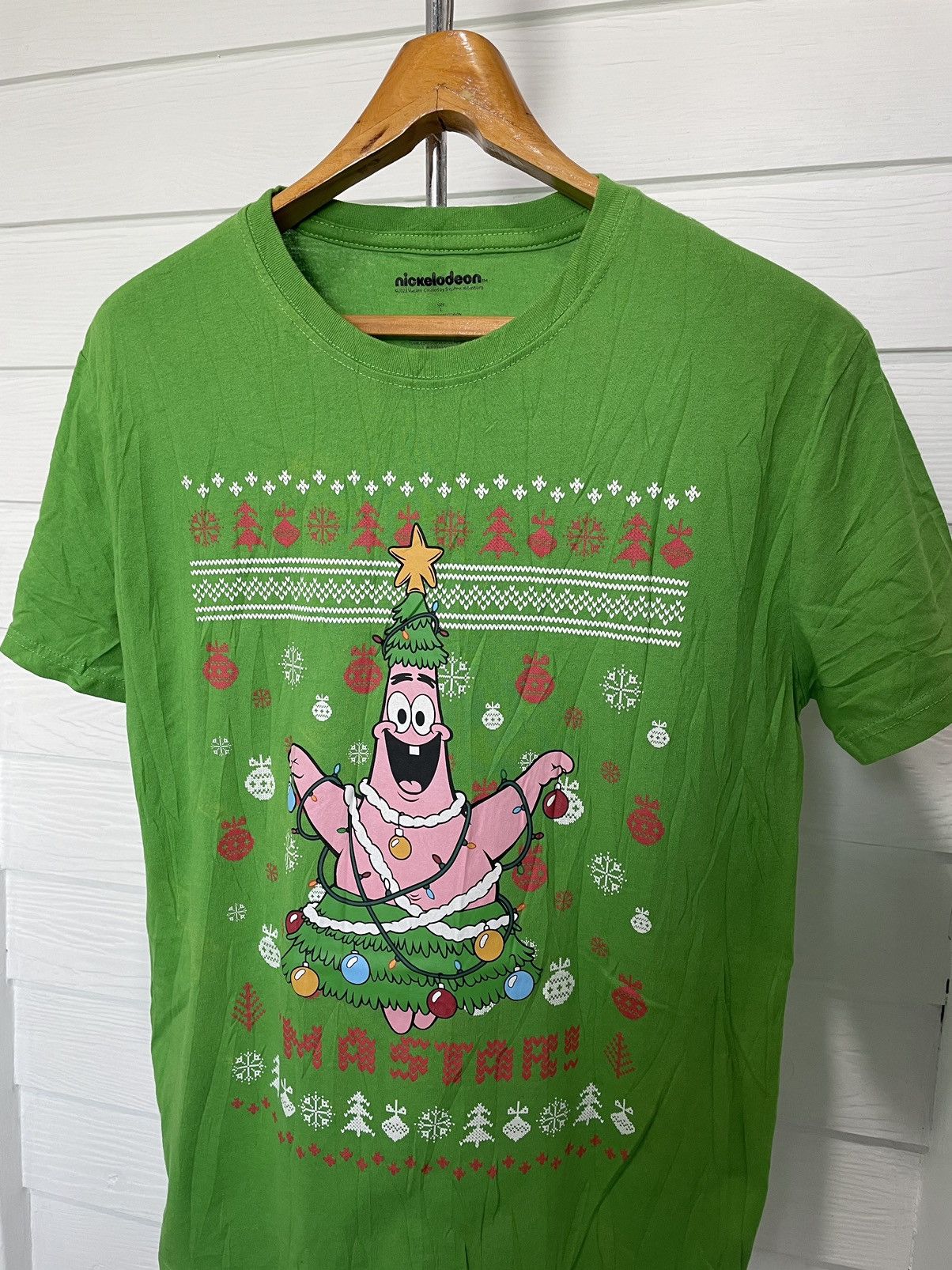 Nickelodeon PATRICK STAR CHRISTMAS NICKELODEON (2023) Size US M / EU 48-50 / 2 - 2 Thumbnail
