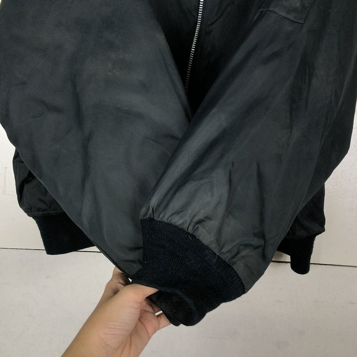 Japanese Brand 🔥VINTAGE BOMBER JACKET WORKER DICKIES MILITARY DESIGN Size US XL / EU 56 / 4 - 15 Thumbnail