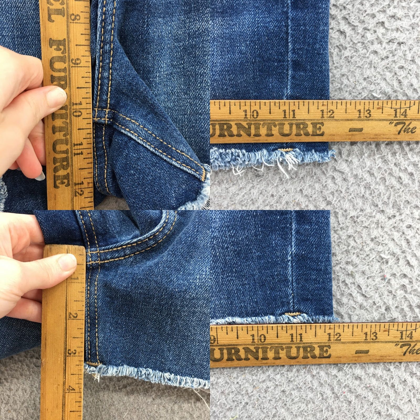 Old Navy Old Navy Shorts Womens 2 Blue Denim Cotton Blend Zip NEW Cut-Off 3.5 Inseam 28 W 3.5 Inseam Mag, Mid Rise, 5-Pocket Womens Clothing Size 26" / US 2 / IT 38 - 8 Thumbnail