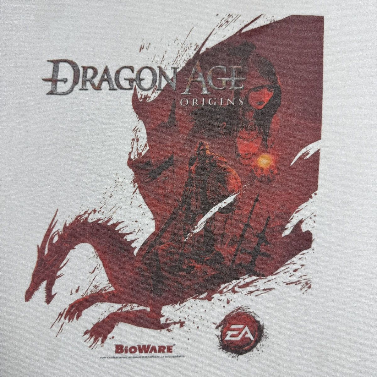 Playstation 2000s Dragon Age Origins BioWare EA video game promo tee y2k Size US XL / EU 56 / 4 - 4 Thumbnail