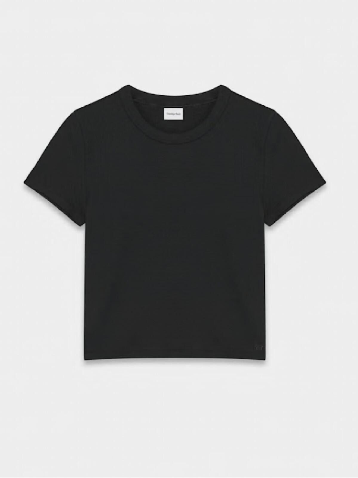 Other Sunday Best / BestHug Little Ribbed T-Shirt / Black Size S / US 4 / IT 40 - 1 Thumbnail