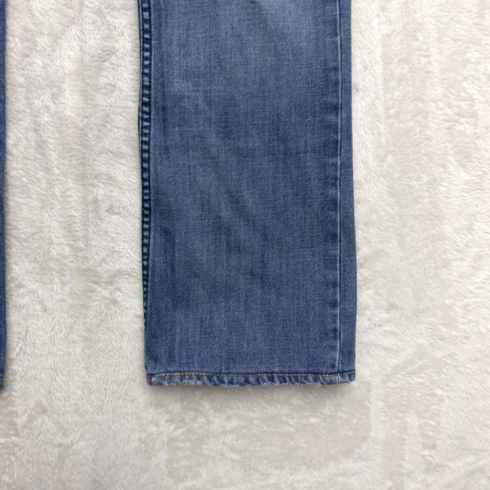 Diesel Diesel Jeans Pants Mens 32x30 Blue Medium Wash Distressed Straight Leg Denim Jeans Size US 31 - 4 Thumbnail