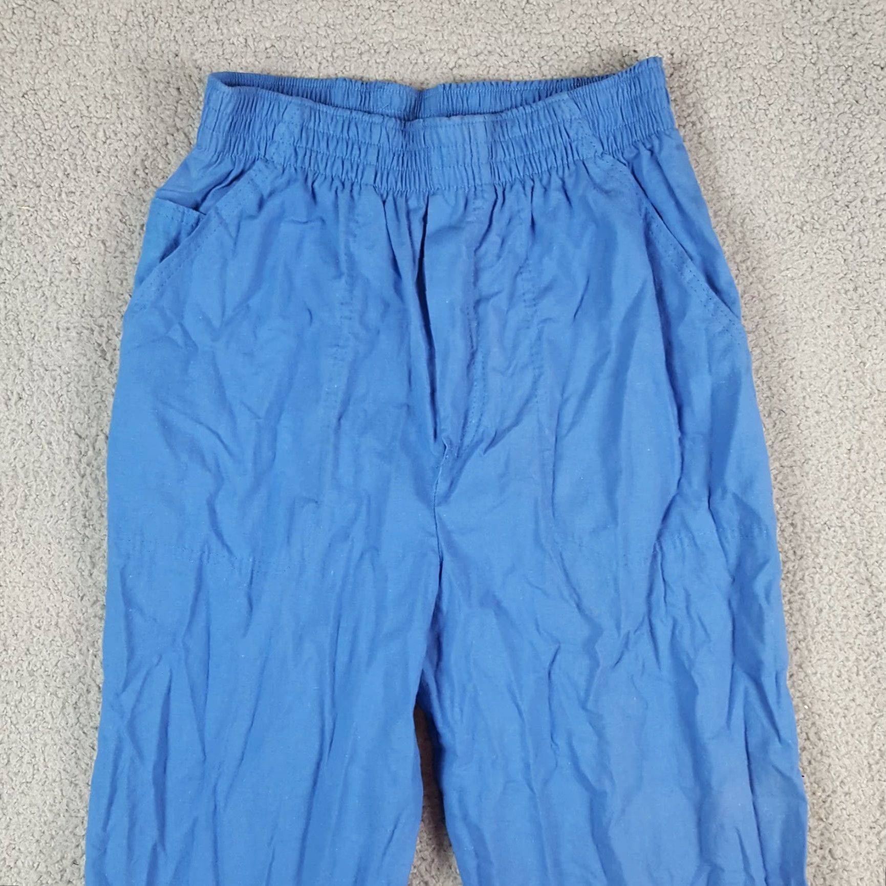 Vintage VINTAGE Sweet-Orr Blue Elastic Waist Women's Size Athletic Gym Pants 9/10 28 in Inseam 80s 90s Bohemian Retro 00s Y2K Gym Athleisure Womens Size 32" / US 10 / IT 46 - 2 Thumbnail