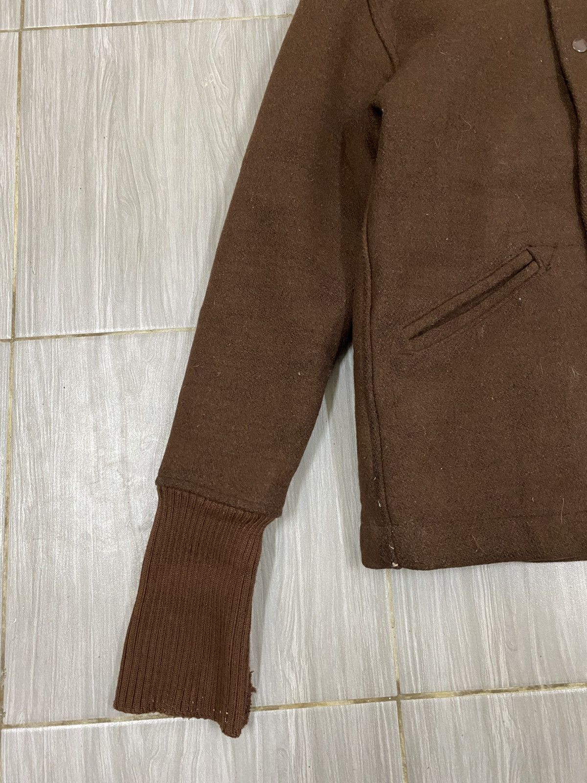 Caterpillar Vintage Caterpillar Varsity Wool Jacket Brown Size US XS / EU 42 / 0 - 3 Thumbnail