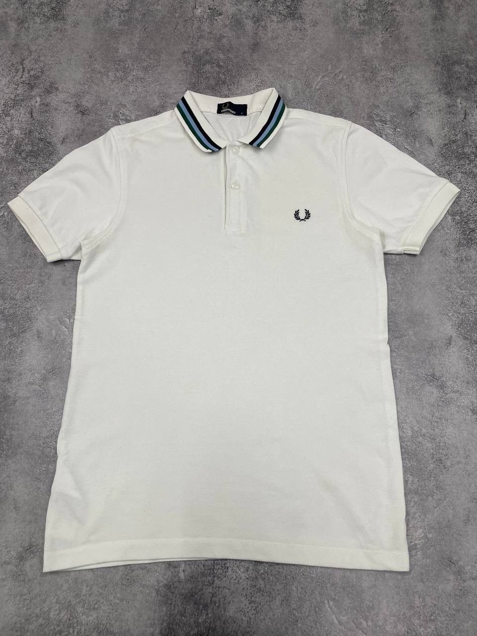 Fred Perry Fred Perry Men Cotton Polo T-Shirt White Size S Size US S / EU 44-46 / 1 - 1 Thumbnail