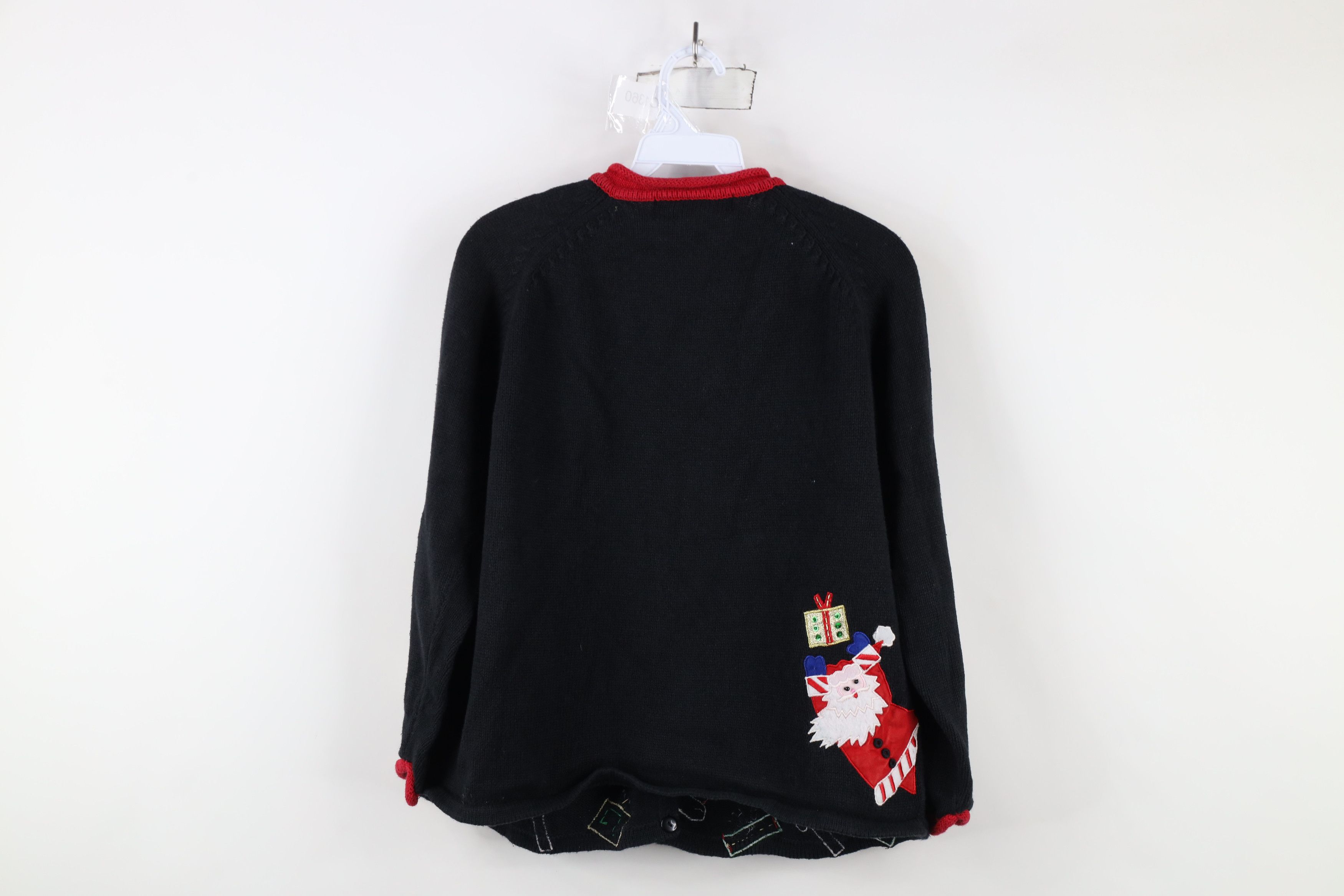 Vintage Vintage Y2K 2004 Christmas Santa Claus Cardigan Sweater Size M / US 6-8 / IT 42-44 - 11 Thumbnail