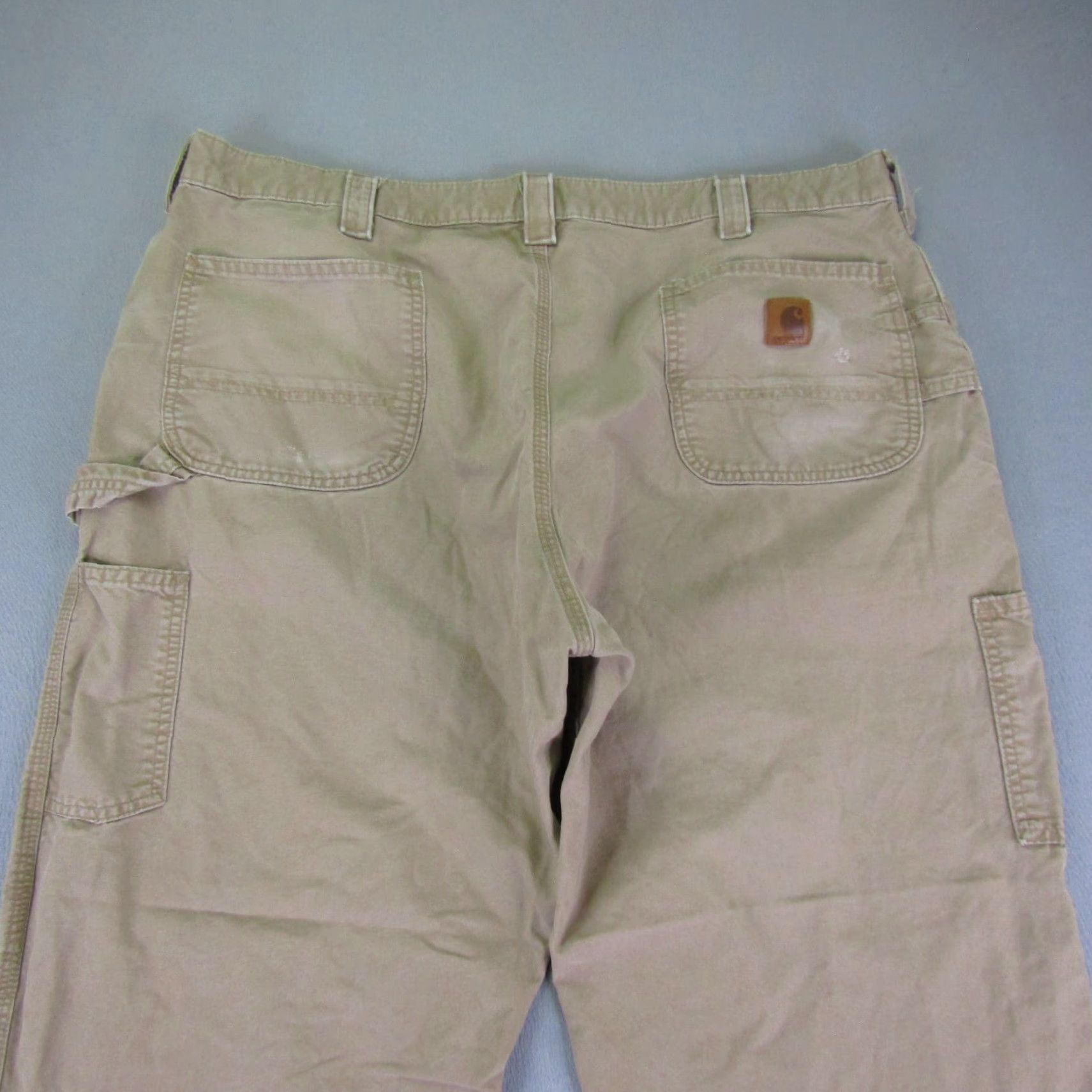 Carhartt Carhartt Pants Mens 42x30 Khaki Dungaree Canvas Work Carpenter 42 Regular Brown Carhartt Mens Pants 90s-Workwear style Size US 41 - 7 Thumbnail