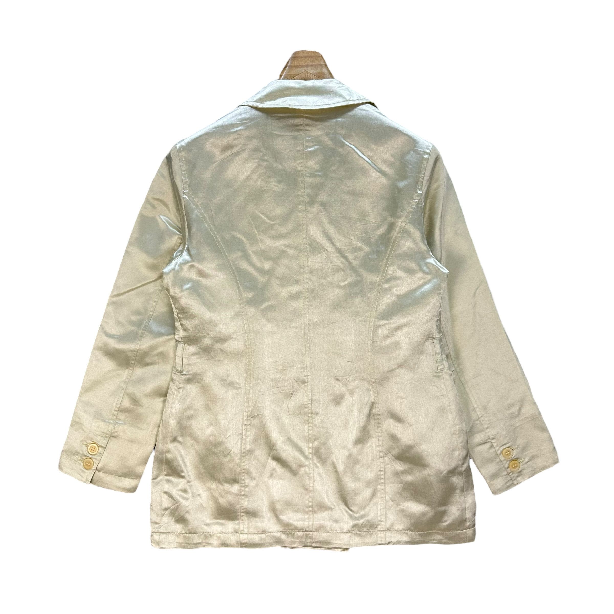Max Mara Max & Co. active Double Breasted Coat Shiny Cream #A56-1286 Size XS / US 0-2 / IT 36-38 - 11 Thumbnail