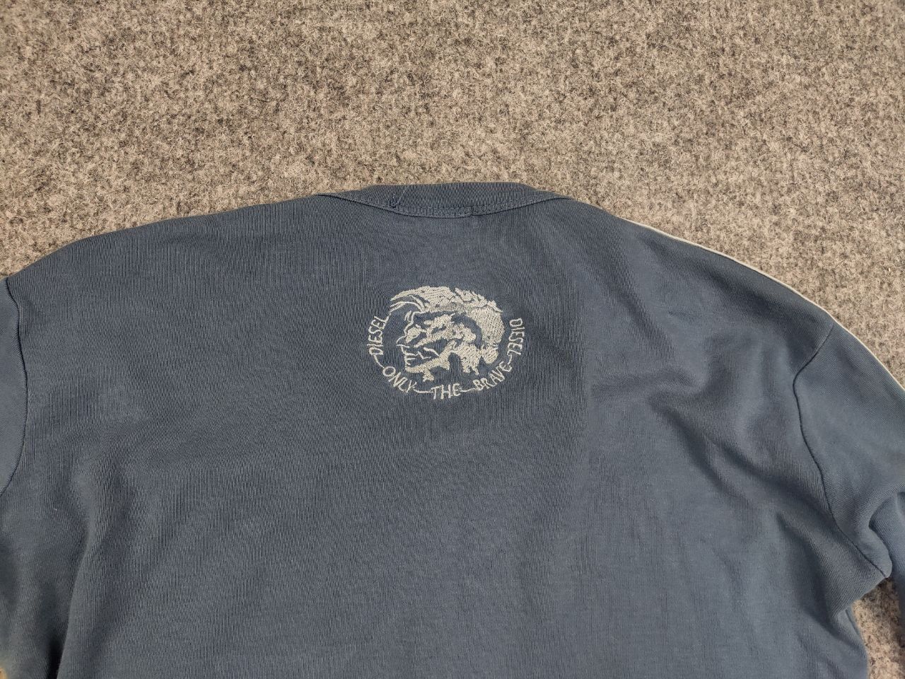 Diesel Vintage Diesel Y2K Style Embroidered Logo Blue Long Sleeve Size US M / EU 48-50 / 2 - 9 Thumbnail