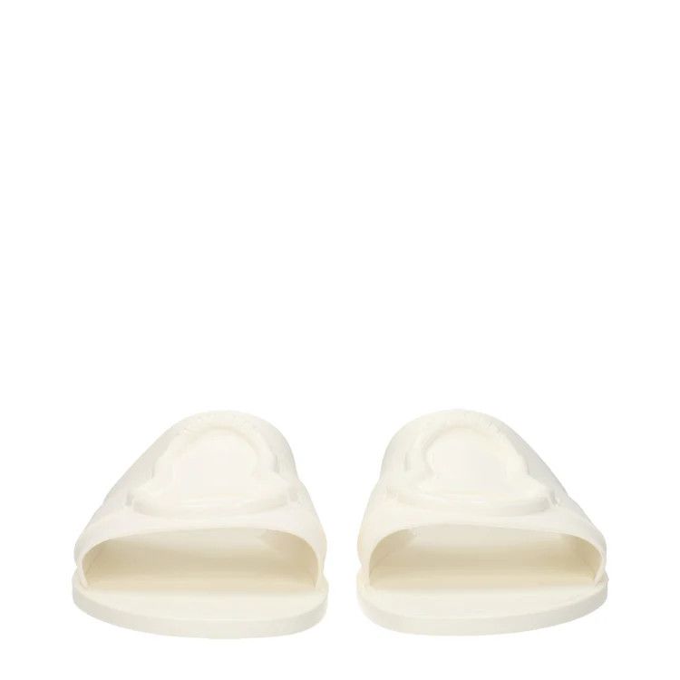 Moncler ob1o1e1124 Rubber Slippers in White Size US 10 / IT 40 - 3 Thumbnail