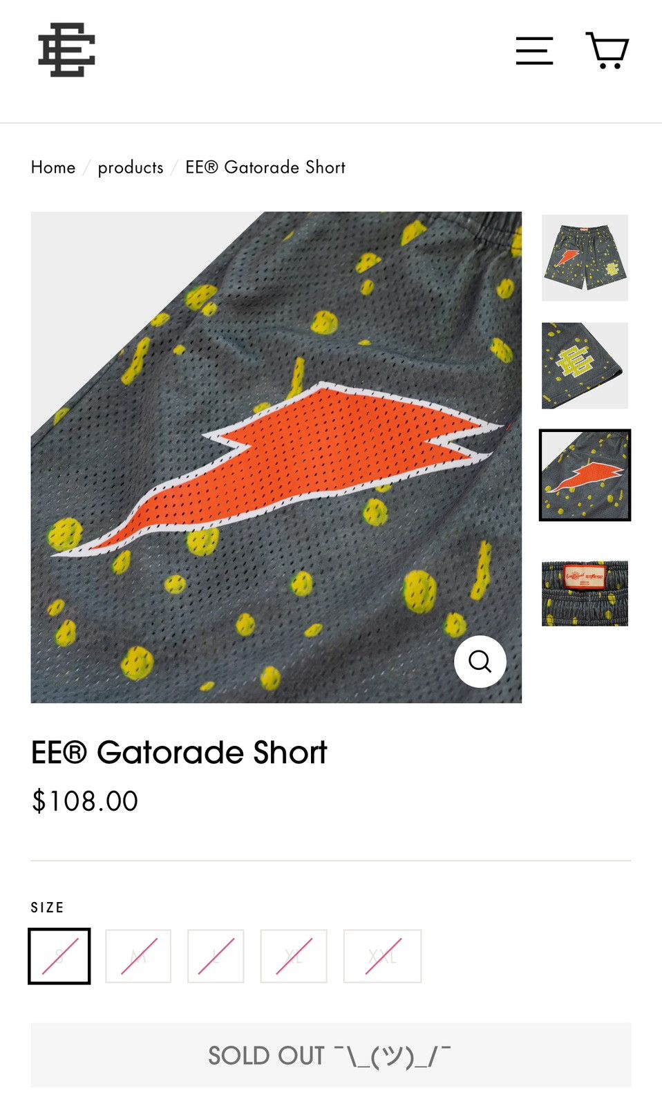 Eric Emanuel × Gatorade NEW Eric Emanuel x Gatorade Shorts XL Size US 36 / EU 52 - 10 Thumbnail