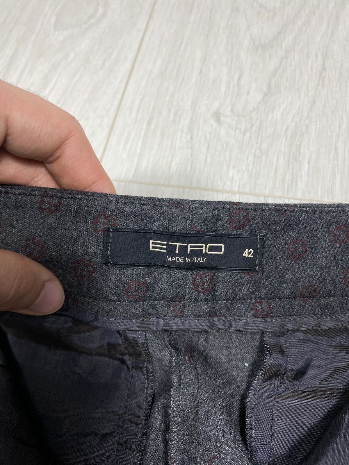 Etro Etro Pants Printed Flowers Size 27" / US 4 / IT 40 - 8 Thumbnail