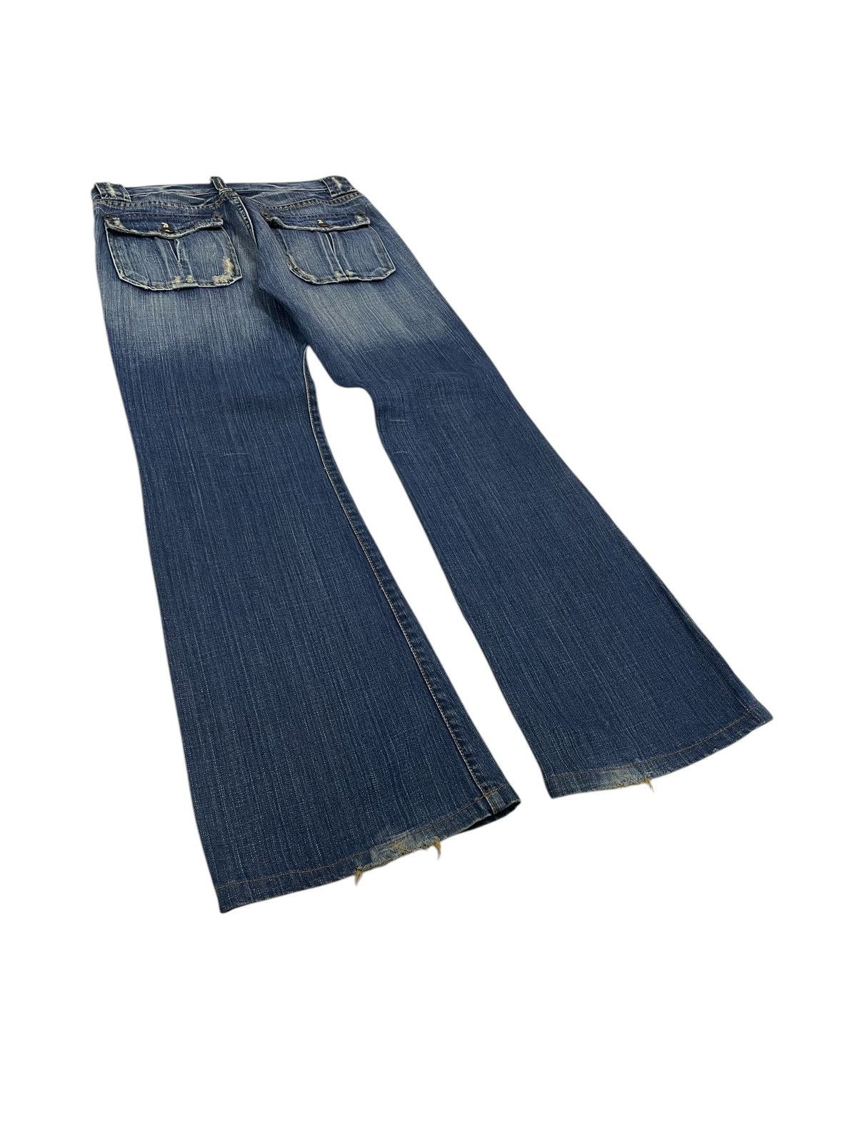 Japanese Brand × PPFM USED// Japan Flare Bush Jeans Size US 29 - 5 Thumbnail