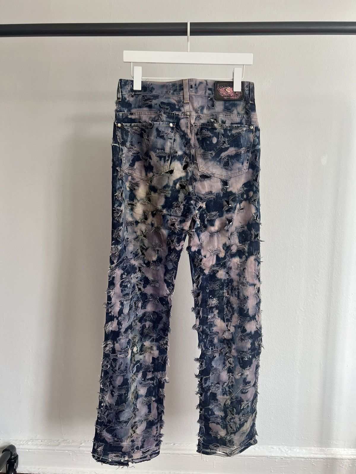 Vivienne Westwood Vivienne Westwood Anglomania Shredded Dyed denim Size US 29 - 2 Thumbnail