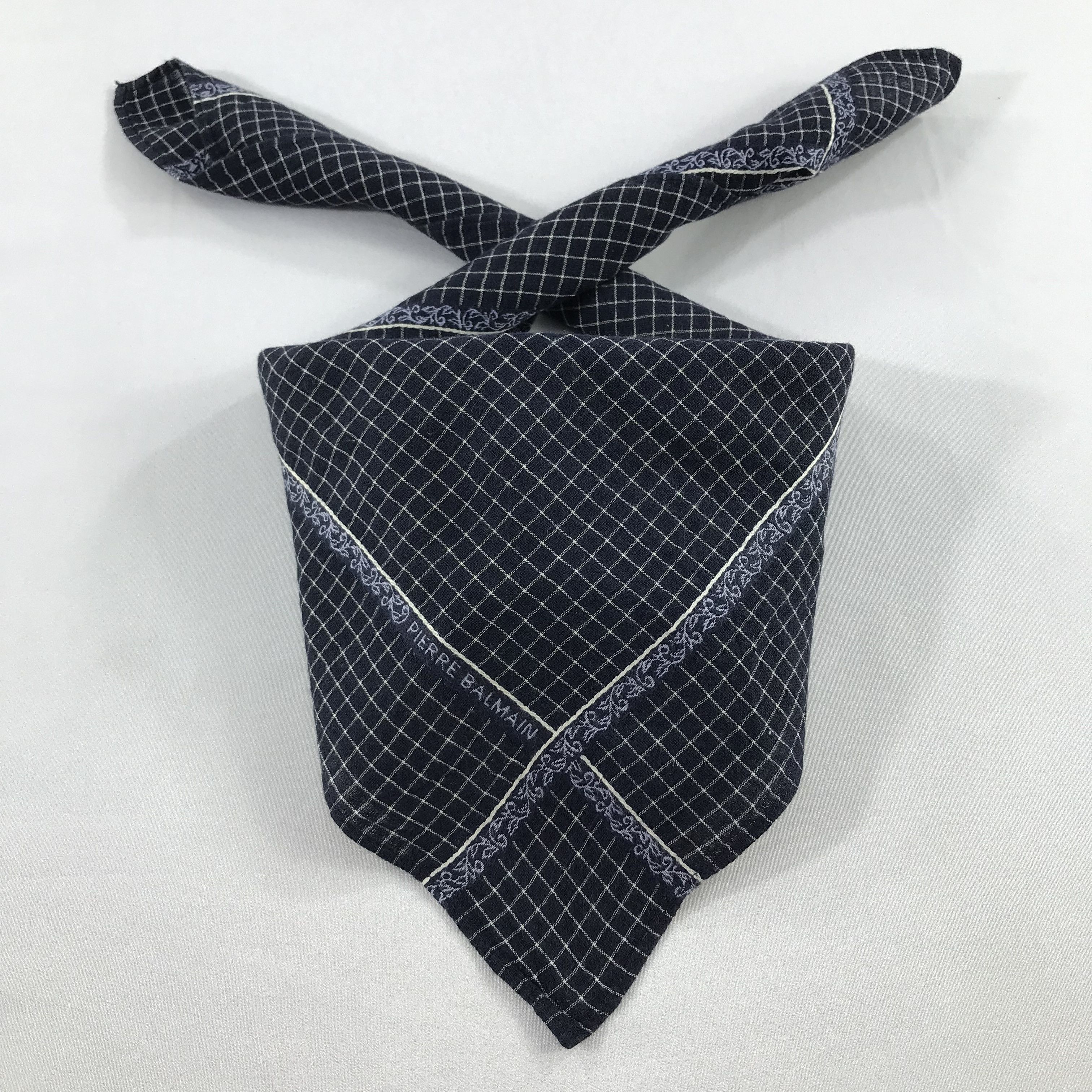 Pierre Balmain × Vintage Pierre Balmain Bandana / Handkerchief / Neckerchief -S2429 Size ONE SIZE - 3 Thumbnail