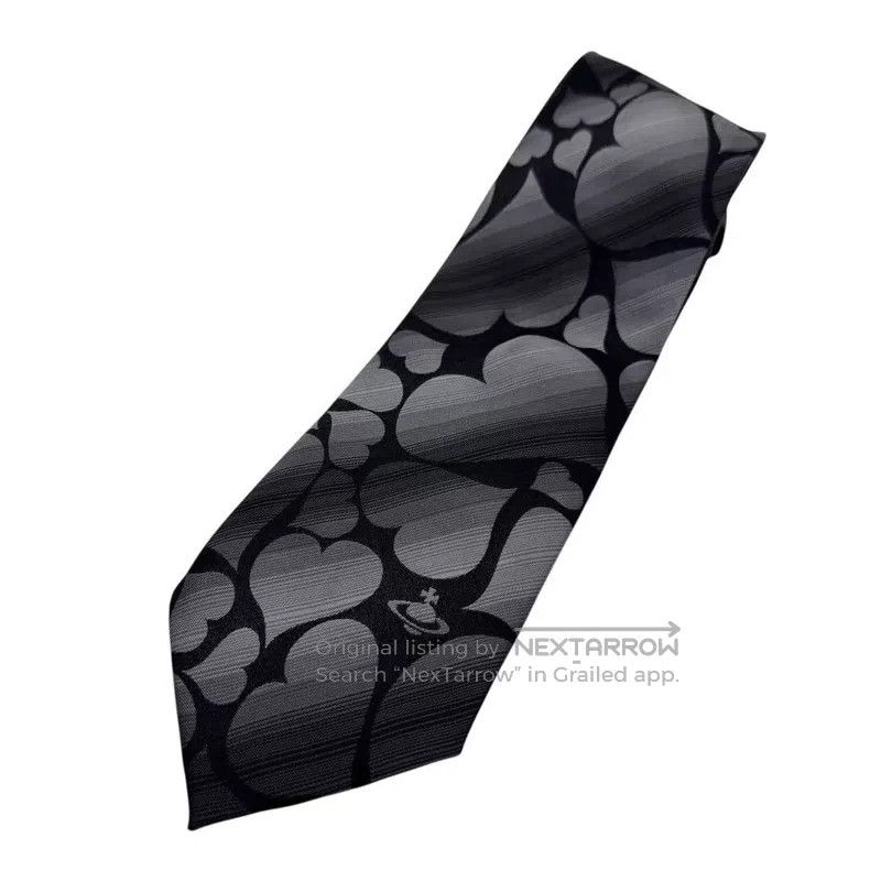 Vivienne Westwood Vivienne Westwood Grey and Black Plaid Silk Tie Size ONE SIZE - 1 Thumbnail