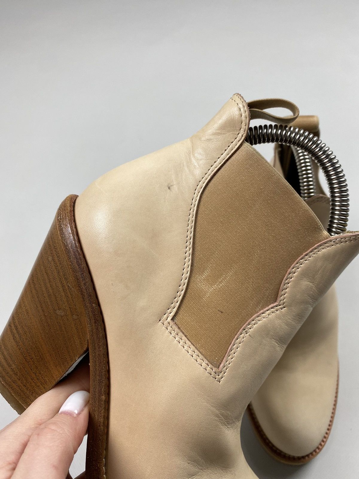 Acne Studios Acne Ladies Leather Heeled Boots Shoes Size 37 Size US 7 / IT 37 - 22 Thumbnail
