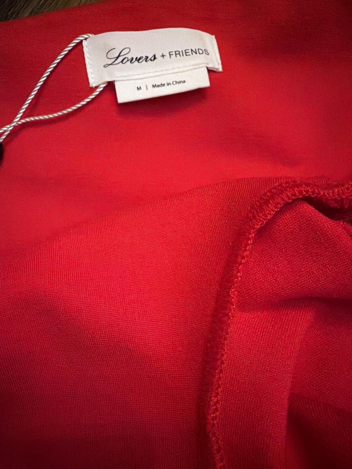Other Lovers + Friends Red One Shoulder Mini Dress NWT Size M / US 6-8 / IT 42-44 - 4 Thumbnail