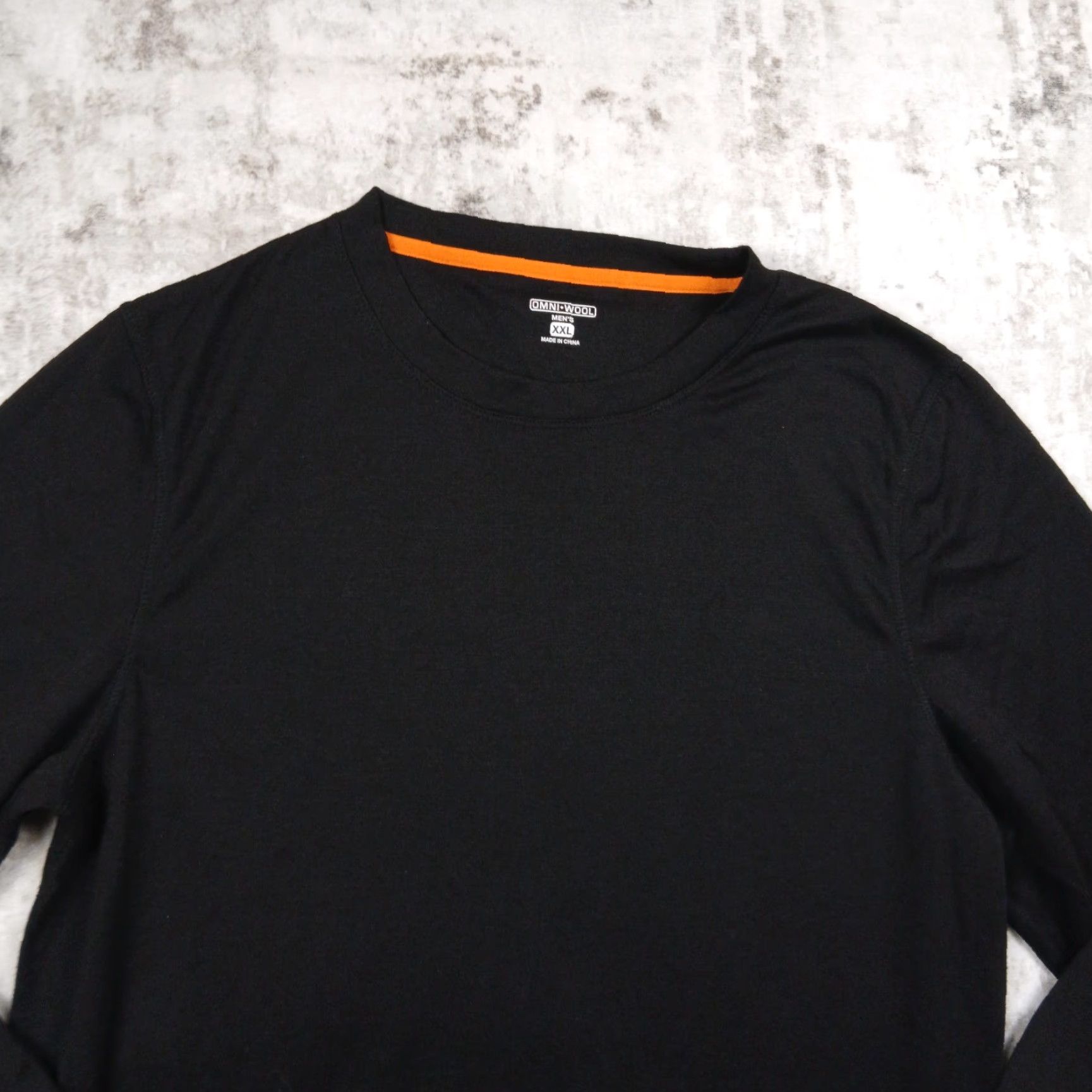 Vintage Omni-Wool Shirt Men’s 2XL XXL Black Wool Blend Base Layer Crew Neck Long Sleeve Size US XXL / EU 58 / 5 - 3 Thumbnail