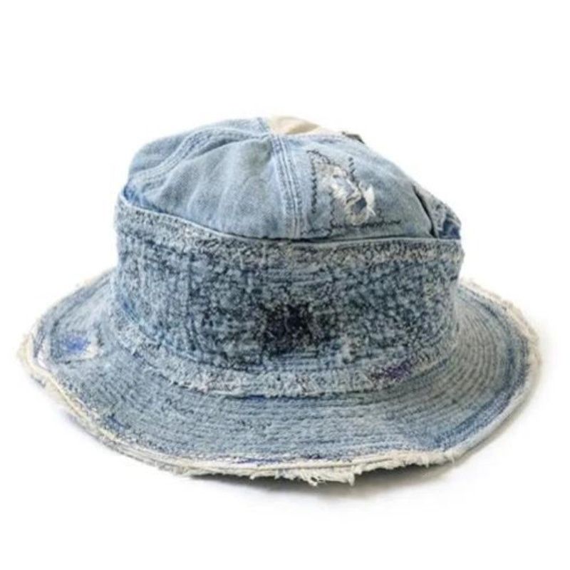 Kapital Kapital Denim The Old Man & The Sea Hat Distressed Remake Size ONE SIZE - 1 Thumbnail