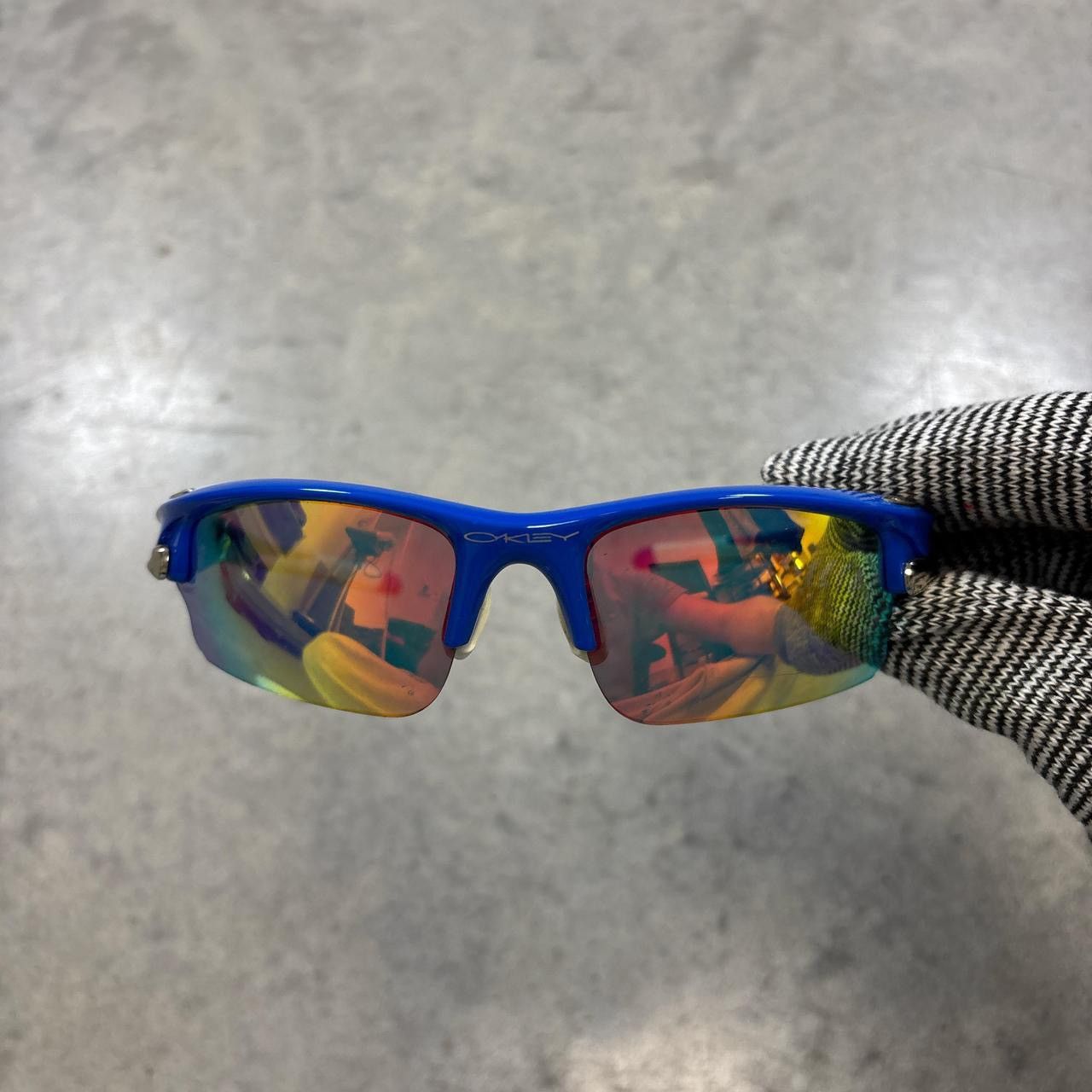 Oakley × Vintage 90s Vintage Oakley Eye Jacket Tortoise Gold