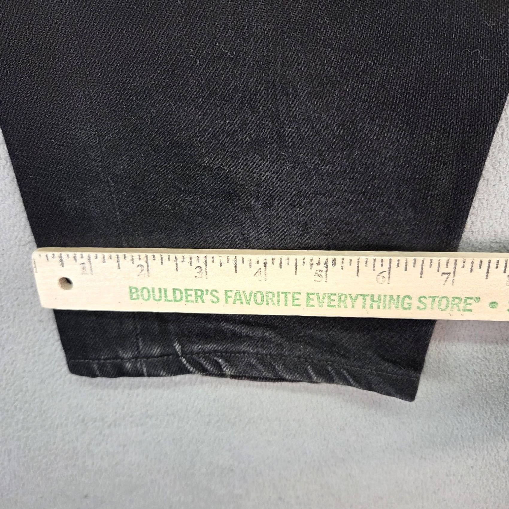 Railcar Fine Goods Railcar Fine Goods Jeans Mens Straight Denim 5-Pocket Block Selvedge Black 31x29 USA Made Size US 31 - 5 Thumbnail