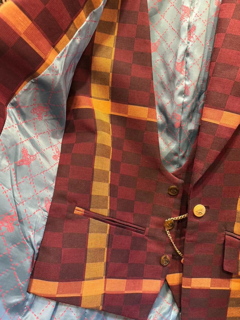 Vivienne Westwood Vivienne Westwood sizeXS A vintage checkered suit Size 34S - 5 Thumbnail
