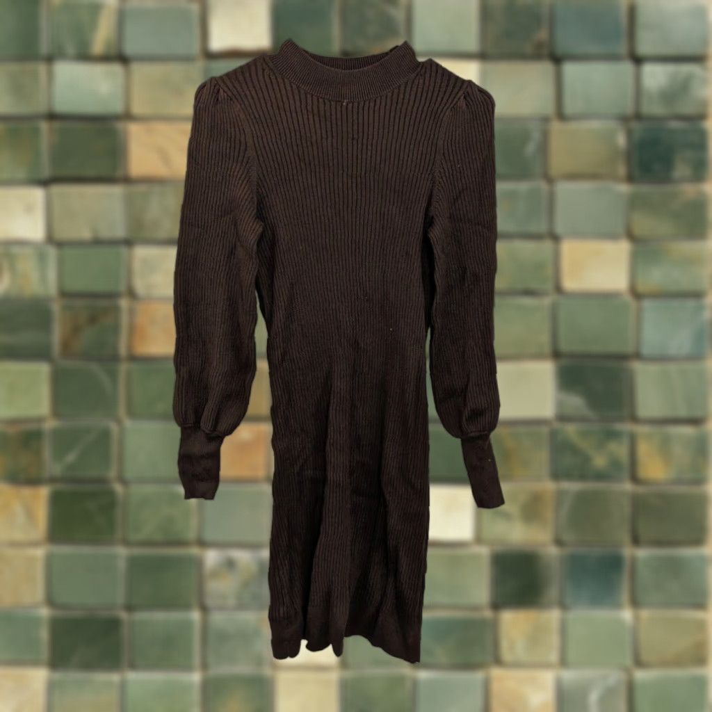 chinese dress ladies Banana Republic | Black Knit Long Sleeve Dress