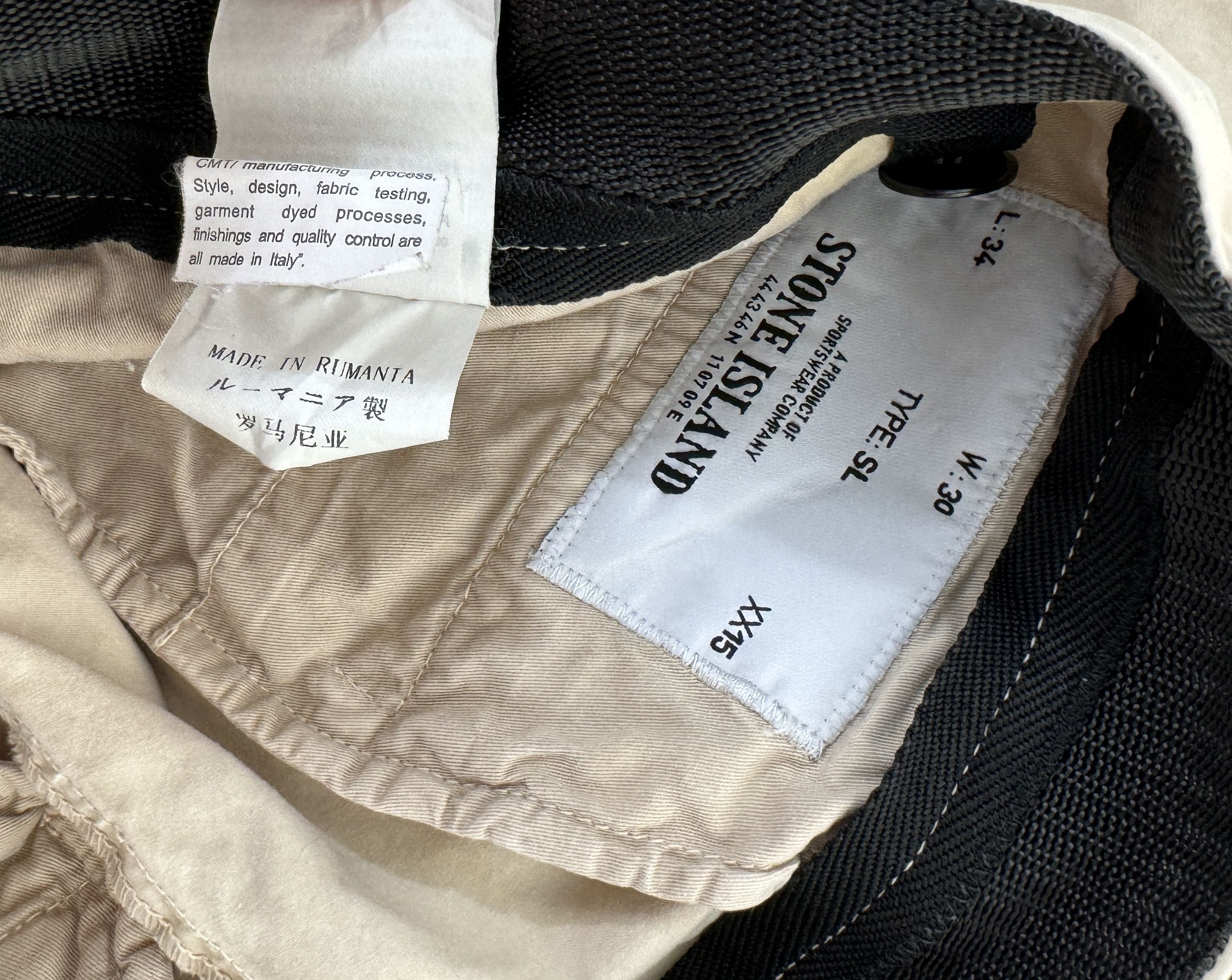 Stone Island Stone Island Chino Pants Casual Custom Acid Wash Sz 30 Size US 30 / EU 46 - 15 Thumbnail