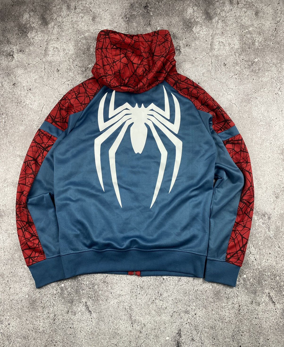 Marvel Comics Spider-Man Full Zip Up Hoodie By Marver comics very rare Size US M / EU 48-50 / 2 - 2 Thumbnail