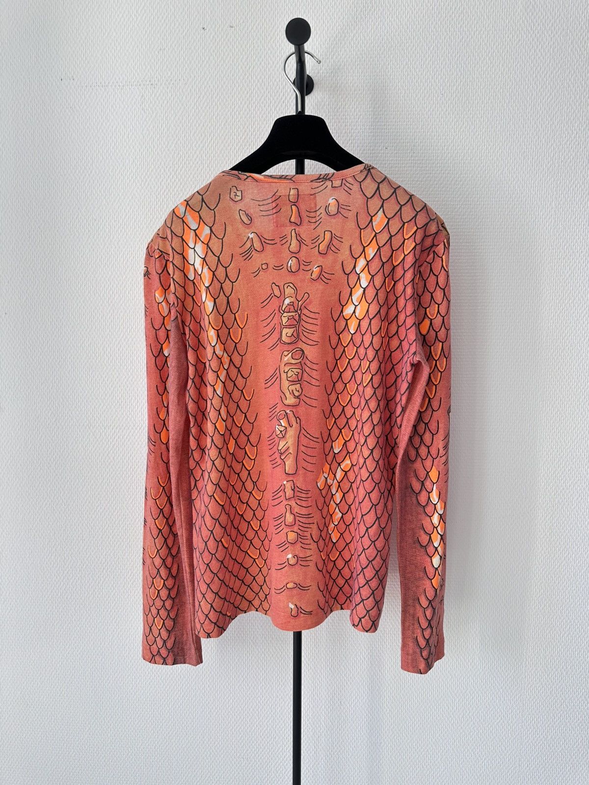 Walter Van Beirendonck Walter Van Beirendonck Spring / Summer 1998 Orange Scale Top Size US M / EU 48-50 / 2 - 4 Thumbnail
