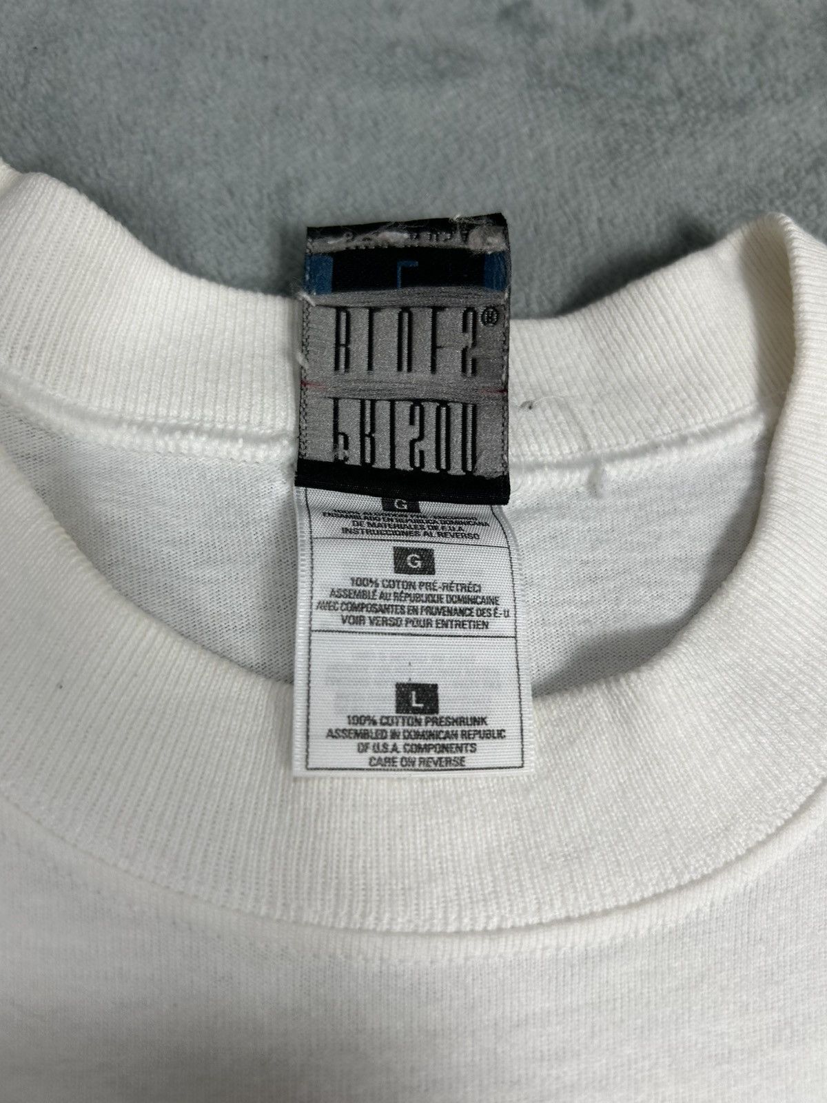 Vintage Vintage 90’s Prison Blues Denim Photo Tee Size US L / EU 52-54 / 3 - 4 Thumbnail