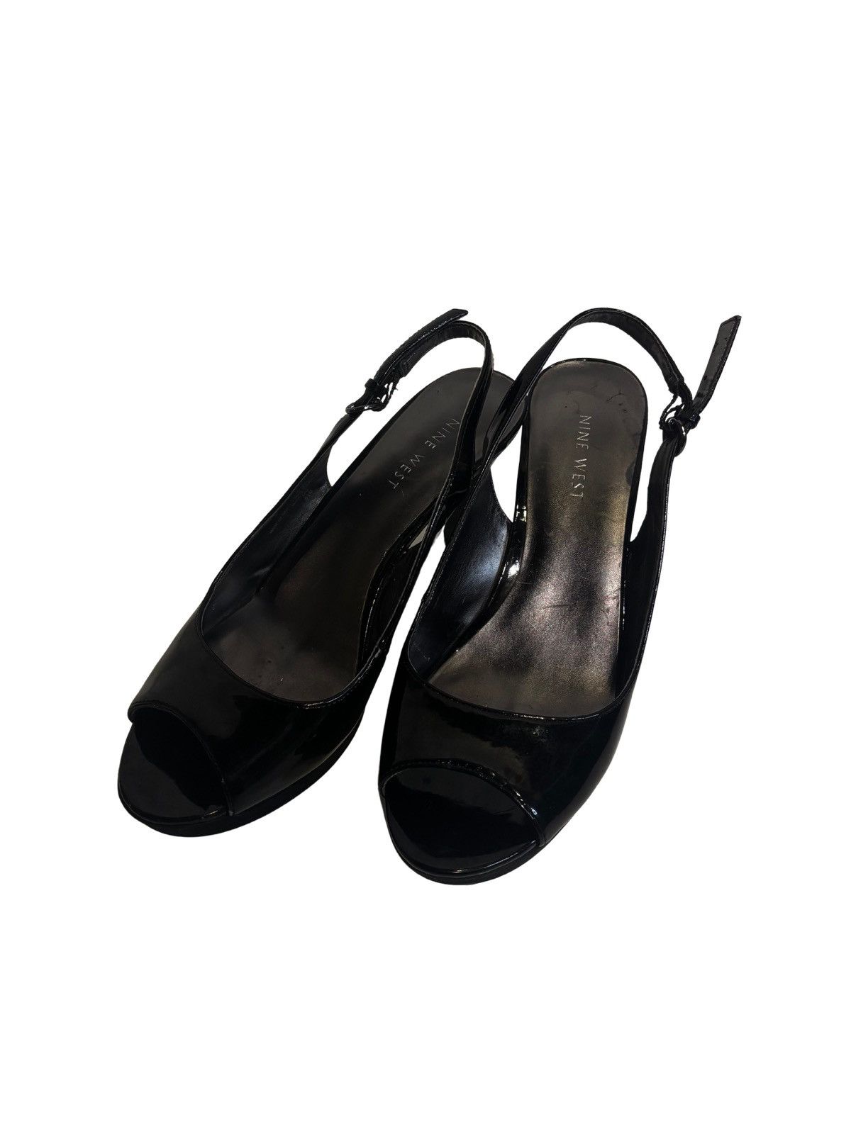 Nine West Black slingback Sandals.wf8216 Size US 6.5 / IT 36.5 - 1 Thumbnail