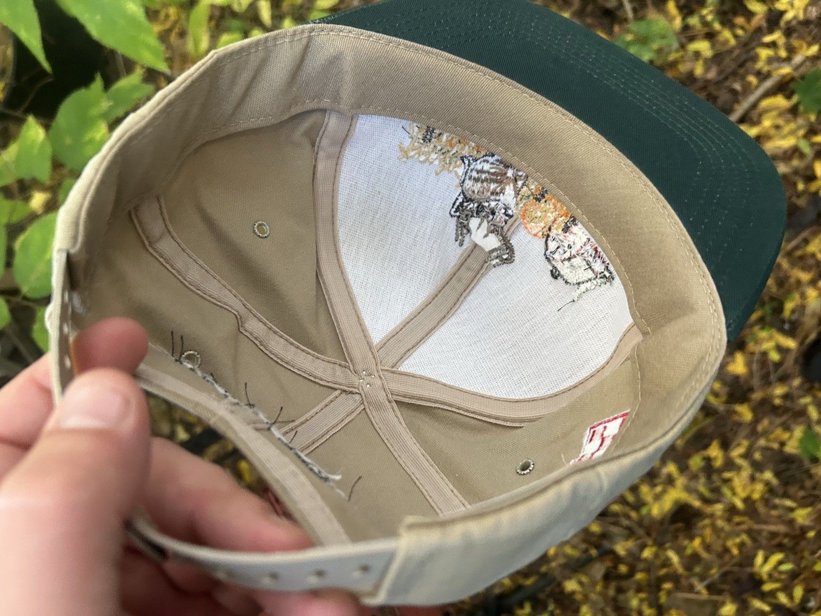Vintage 80s snapback hat purina chow embroidered deer buck farm USA Size ONE SIZE - 7 Thumbnail