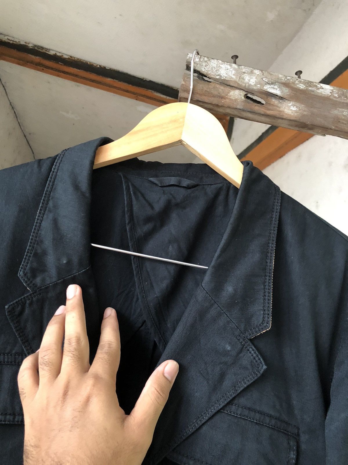 Gap Gap Military Style Pocket Blazer Jacket Like Yohji Yamamoto Size US L / EU 52-54 / 3 - 15 Thumbnail