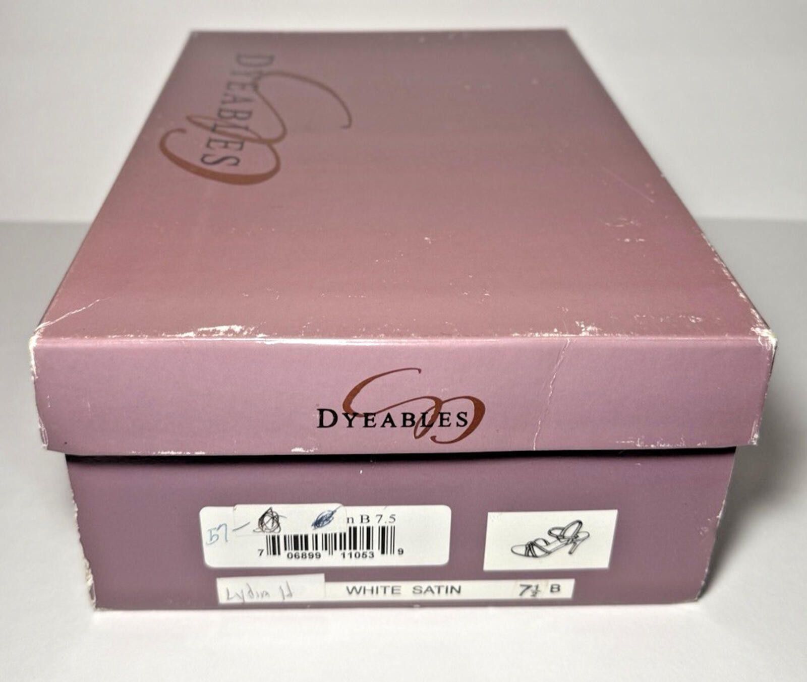 Other Dyeables Satin Buckle Slingback Fashion Sandals White Satin Size US 7.5 / IT 37.5 - 6 Thumbnail