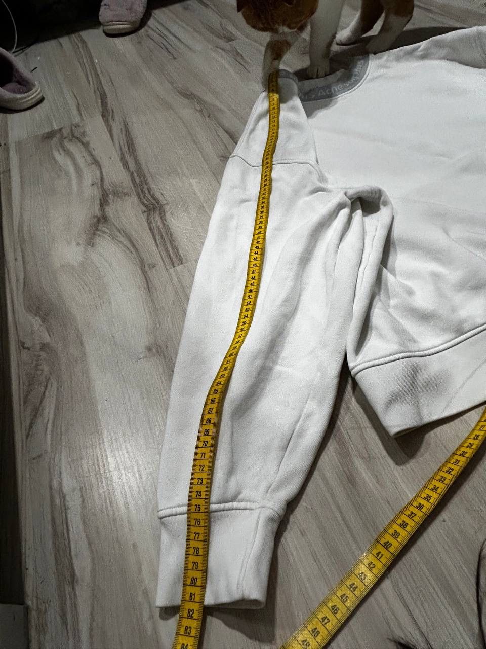 Acne Studios × Designer Acne Studios White Crewneck (Neck Logo) Size US L / EU 52-54 / 3 - 7 Thumbnail